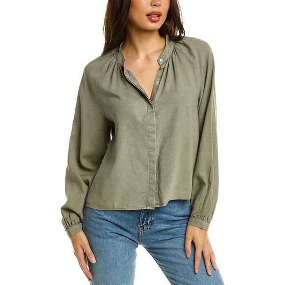 Bella Dahl Tops - Bella Dahl Shirred Raglan Shirt